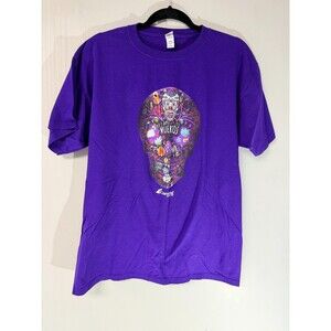 Carnival Cruise Dia De Los Muertos Sugar Skull T-Shirt Purple Adult Large